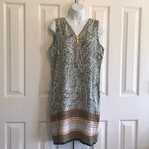 MSK Sleeveless Dress Sz Petite Large